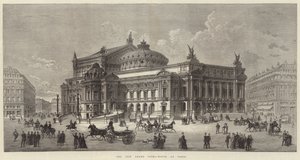 Nowa Wielka Opera-House w Paryżu (rycina) autorstwa English School