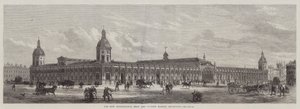 New Metropolitan Meat and Drobiu Market, Smithfield (grawerowanie) autorstwa English School