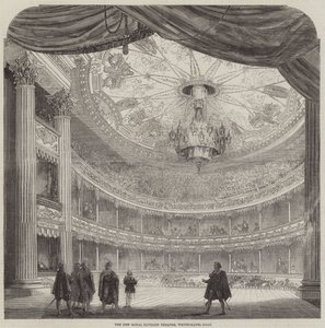 Teatr New Royal Pavilion, Whitechapel-Road (rycina) autorstwa English School