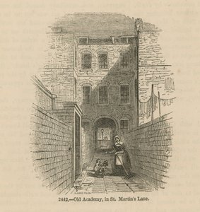 Stara Akademia na St Martins Lane autorstwa English School