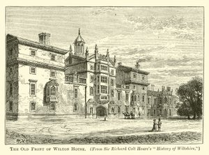 Stary front Wilton House autorstwa English School
