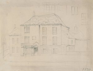The Old Pied Bull Inn, Islington autorstwa English School