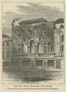 Stara Akademia Królewska w Pall Mall autorstwa English School