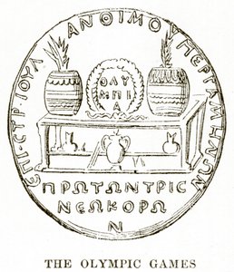 Igrzyska Olimpijskie, ilustracja z Historii Grecji autorstwa Victora Duruy, 1890 autorstwa English School