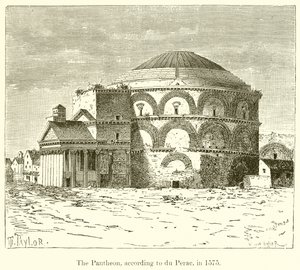 Panteon, według du Perac, w 1575 r autorstwa English School