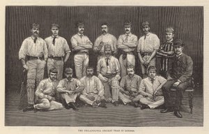 Philadelphia Cricket Team w Londynie autorstwa English School