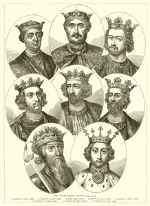 Królowie Plantagenetów. (1154-1399) autorstwa English School