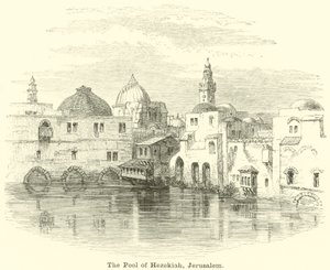 Staw Ezechiasza, Jerozolima autorstwa English School