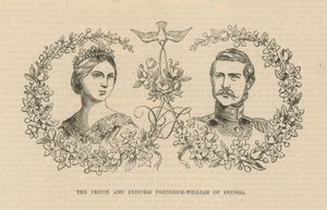 Książę i księżna Fryderyk Wilhelm pruski autorstwa English School