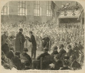 Książę Walii na nakazu St Pauls School autorstwa English School