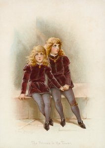 Książęta w wieży autorstwa English School