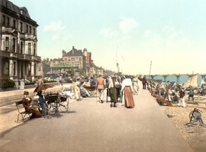 The Promenade, Deal (zdjęcie ręcznie kolorowane) autorstwa English School