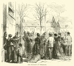 Prusacy w Wersalu, styczeń 1871 autorstwa English School