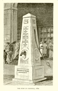 Pompa w Cornhill, 1800 autorstwa English School