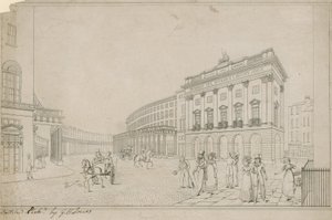 Kwadrant, Regent Street, Londyn autorstwa English School