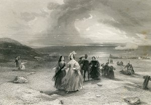 Królowa w Burlington, R. Wallis, 1844 autorstwa English School