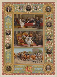 Jubileusz Królowej (chromolitho) autorstwa English School