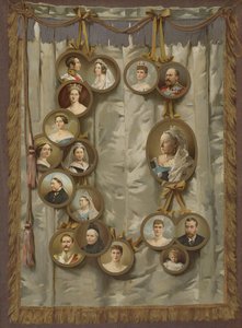Jubileusz Królowej (chromolitho) autorstwa English School