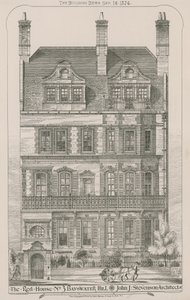 Czerwony Dom, 3 Bayswater Hill autorstwa English School