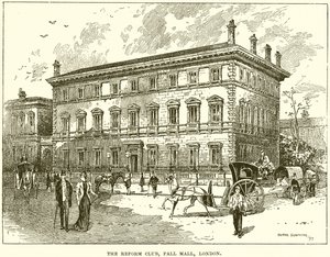 The Reform Club, Pall Mall, Londyn autorstwa English School