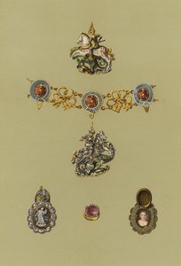 Regalia Szkocji, drobne artykuły regaliów (chromolitho) autorstwa English School