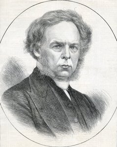 Wielebny G.T Perks, przewodniczący Wesleyan Methodist Conference, 1873 autorstwa English School
