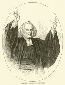 Wielebny George Whitefield (rycina) autorstwa English School