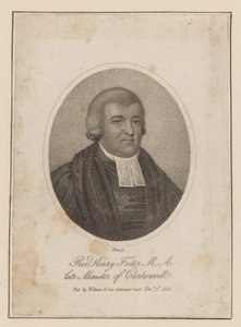 Wielebny Henry Foster, nieżyjący już minister Clerkenwell autorstwa English School