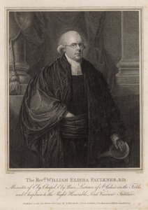 Wielebny William Elisha Faulkner, Minister Ely Chapel, Ely Place, Londyn autorstwa English School