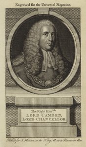 Szanowny Lord Camden, Lord Kanclerz autorstwa English School