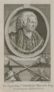 Wielce Szanowny George Nelson, burmistrz Londynu autorstwa English School