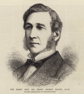 Szanowny Sir Henry George Elliot, GCB (Grawerowanie) autorstwa English School