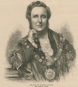 Szanowny Sir Sydney Waterlow, burmistrz Londynu autorstwa English School