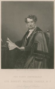 Szanowny Sir Walter Carden, burmistrz Londynu autorstwa English School