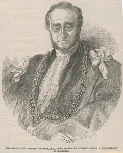 Szanowny Thomas Challis, poseł do parlamentu, burmistrz Londynu autorstwa English School
