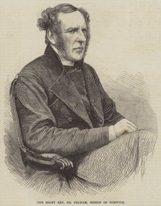 The Right Reverend Dr Pelham, Biskup Norwich (rycina) autorstwa English School