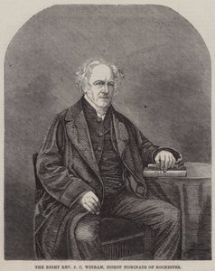 The Right Reverend J C Wigram, biskup nominowany z Rochester (rycina) autorstwa English School