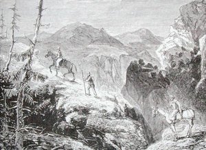 Droga do Hondy, Kolumbia, z „Galerii geografii” ks. Thomasa Milnera, wydana ok. 1880 r. (rycina) autorstwa English School