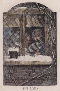 Robin (kolorowy grawerunek) autorstwa English School