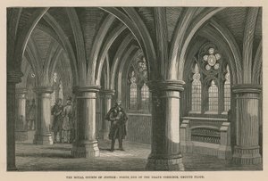 Royal Courts of Justice: Północny koniec Wielkiego Korytarza, parter autorstwa English School