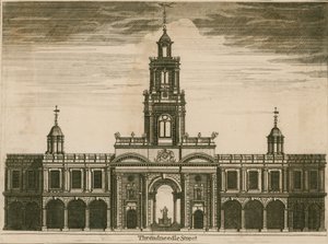 Royal Exchange, Threadneedle Street, Londyn autorstwa English School