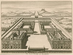 Szpital Królewski w Greenwich, Londyn autorstwa English School
