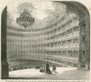 Royal Italian Opera House, Covent Garden, Londyn autorstwa English School