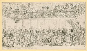 Royal Saloon, Piccadilly, Londyn autorstwa English School