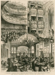 Royal Victoria Coffee Palace i Music Hall, Londyn autorstwa English School