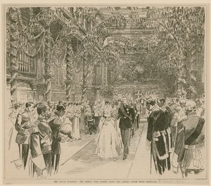 Królewskie Wesele, 23 lipca 1896 r autorstwa English School