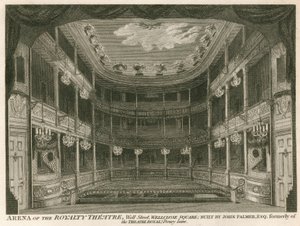 Teatr Royalty, Well Street, Wellclose Square, Londyn autorstwa English School