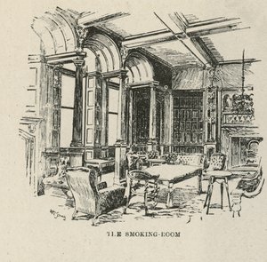 Russell Hotel, Russell Square: sala dla palących autorstwa English School