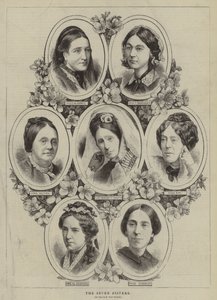 Siedem sióstr (rycina) autorstwa English School