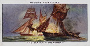 Niewolnica "Boladora" (kolorowa litografia) autorstwa English School